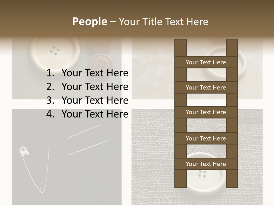 Steel Paper Accessories PowerPoint Template