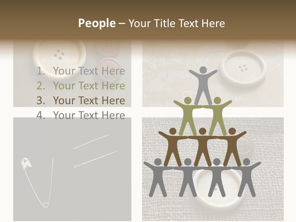 Steel Paper Accessories PowerPoint Template