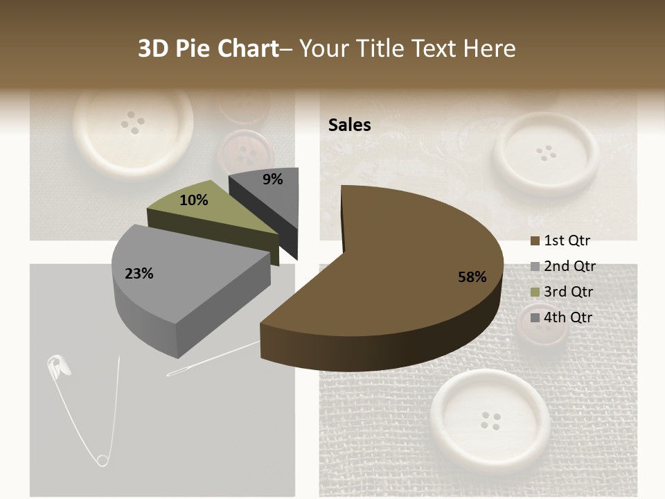 Steel Paper Accessories PowerPoint Template