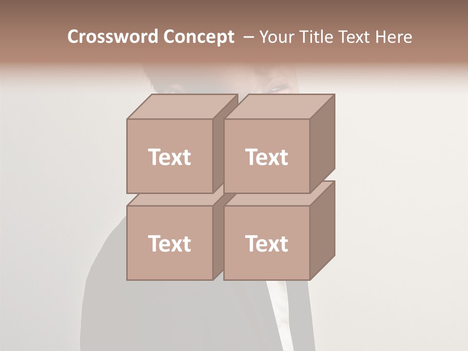 Cute Cheerful Male PowerPoint Template