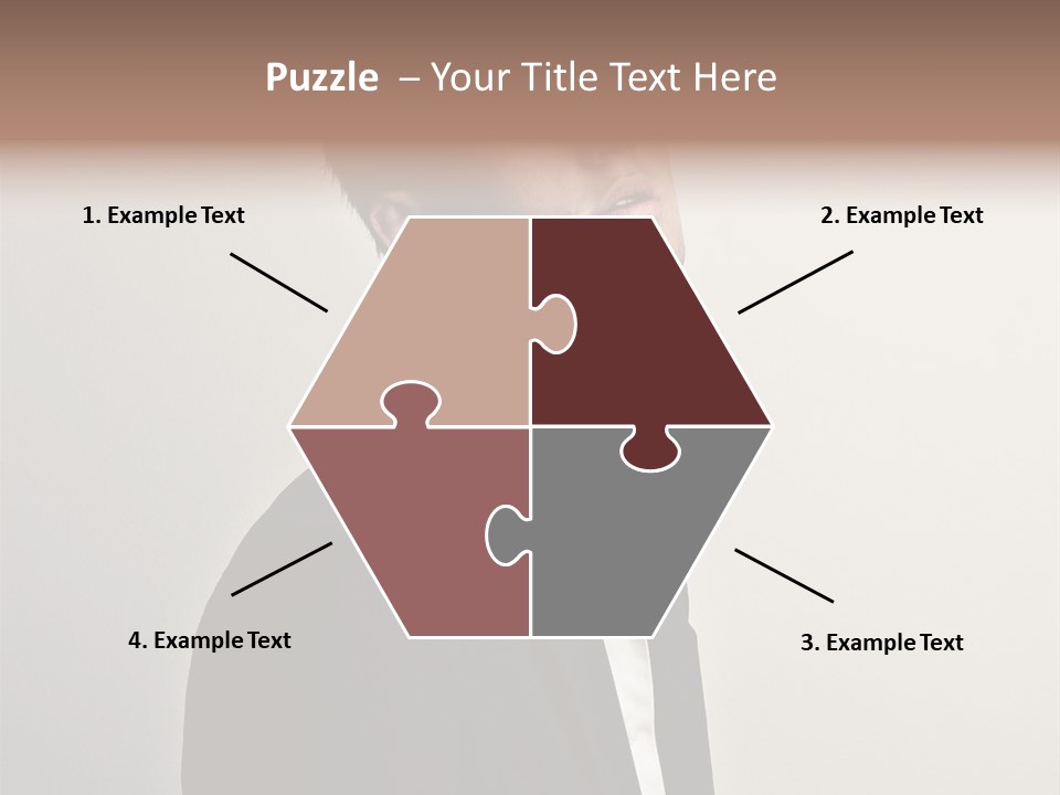 Cute Cheerful Male PowerPoint Template