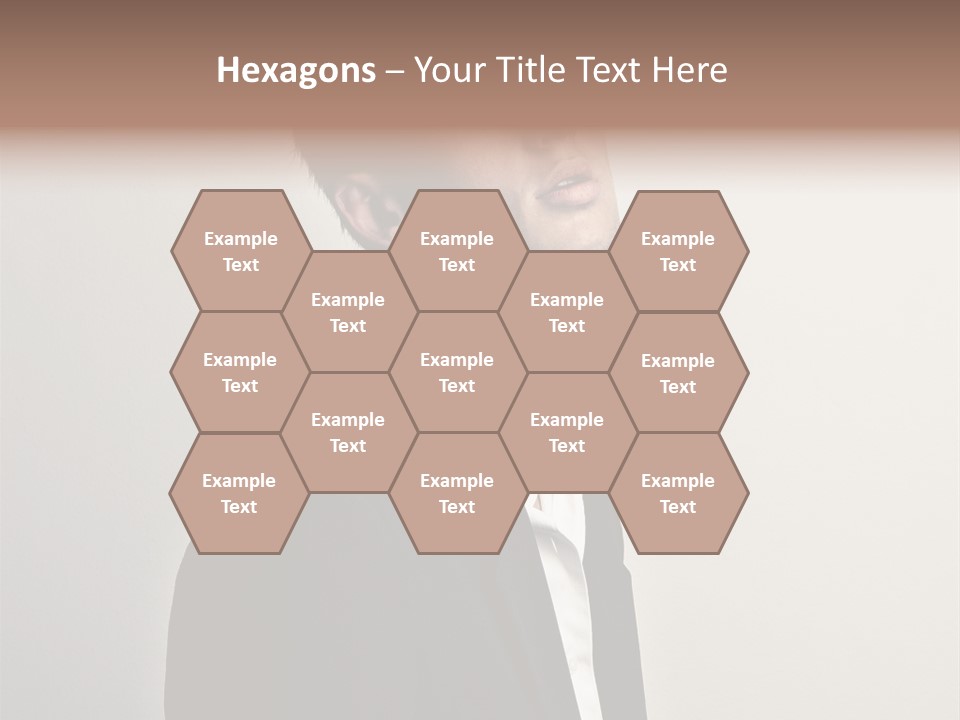 Cute Cheerful Male PowerPoint Template