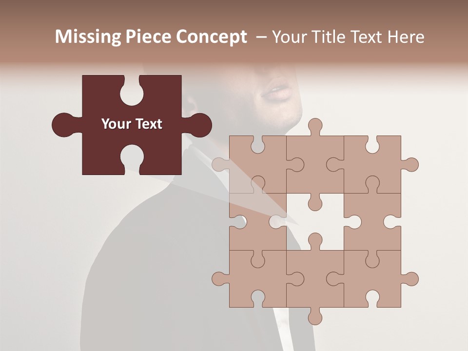 Cute Cheerful Male PowerPoint Template