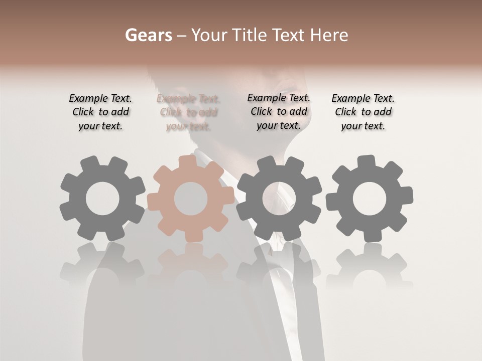 Cute Cheerful Male PowerPoint Template