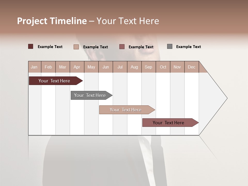 Cute Cheerful Male PowerPoint Template