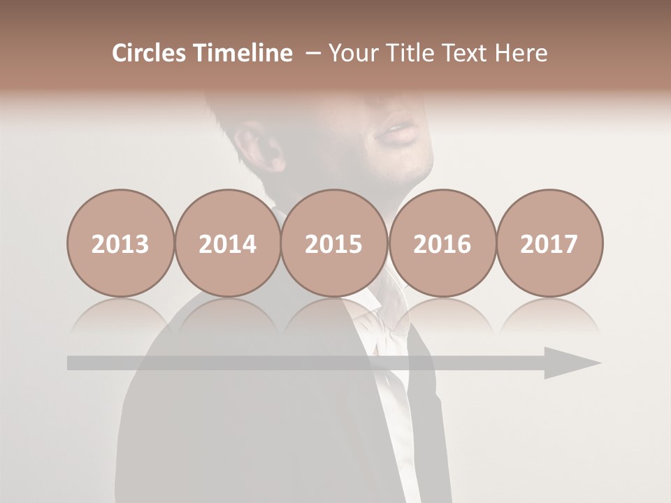 Cute Cheerful Male PowerPoint Template