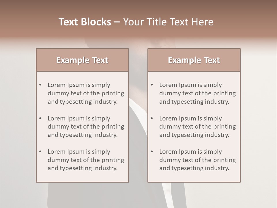 Cute Cheerful Male PowerPoint Template