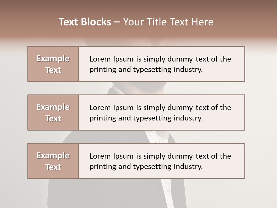 Cute Cheerful Male PowerPoint Template