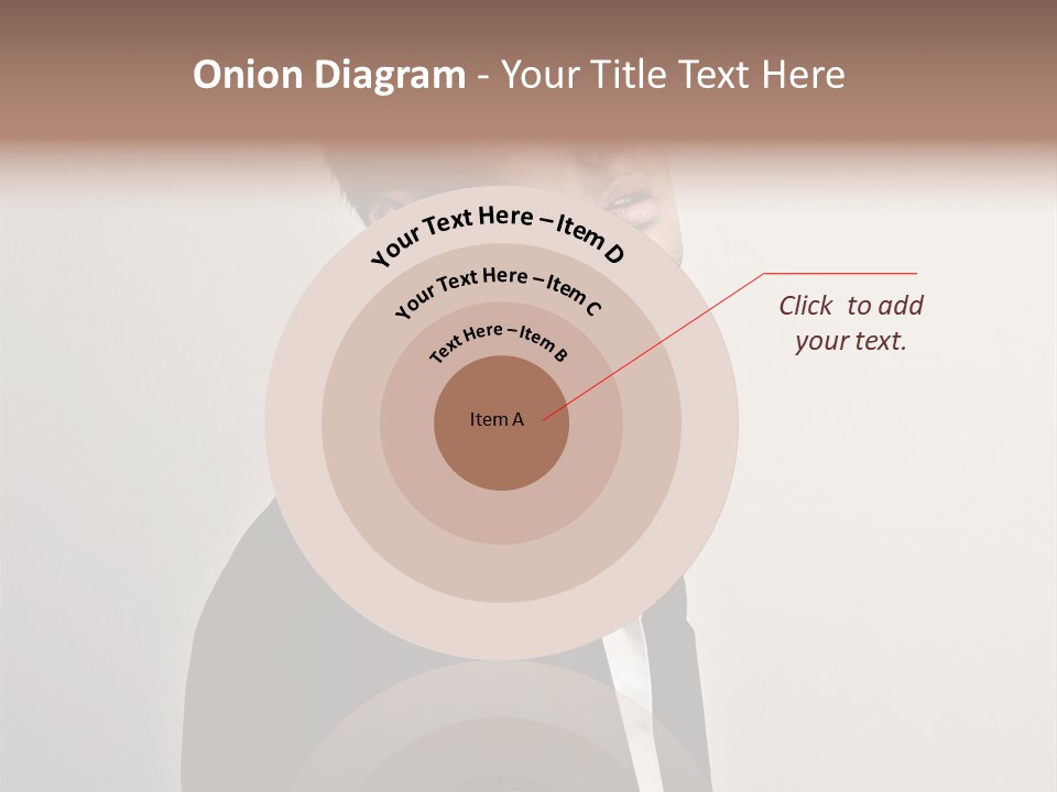 Cute Cheerful Male PowerPoint Template