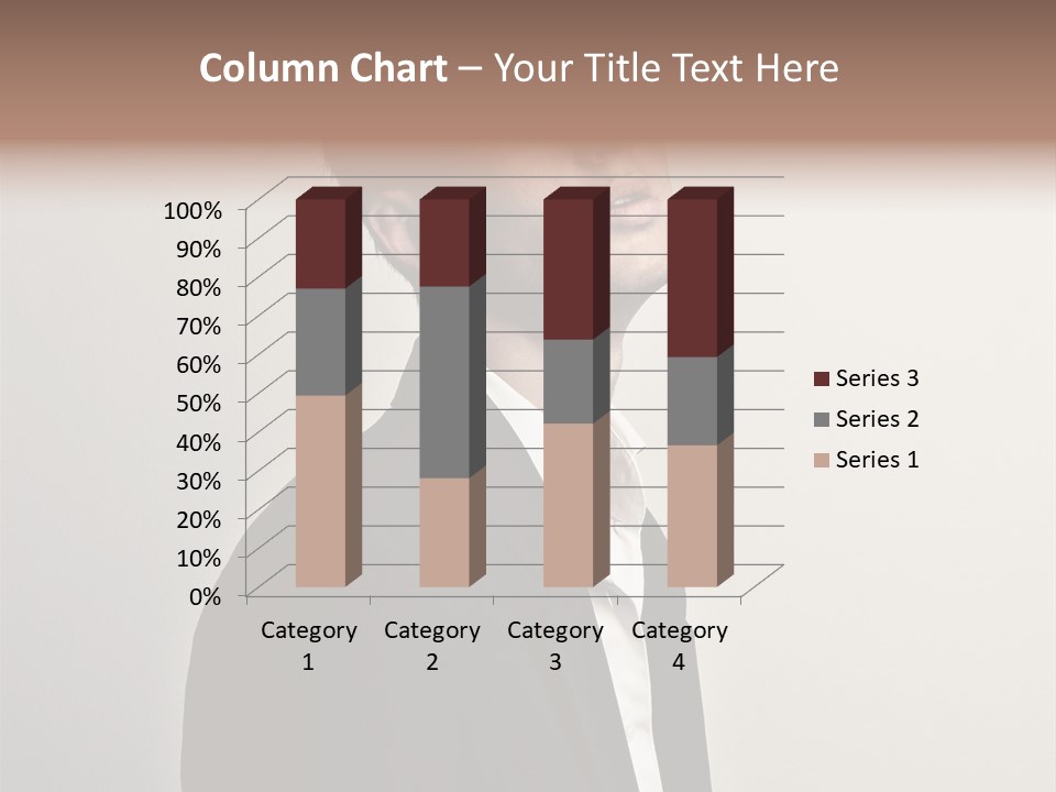 Cute Cheerful Male PowerPoint Template