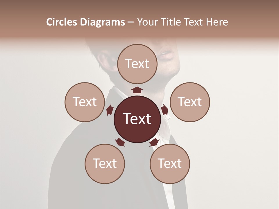 Cute Cheerful Male PowerPoint Template