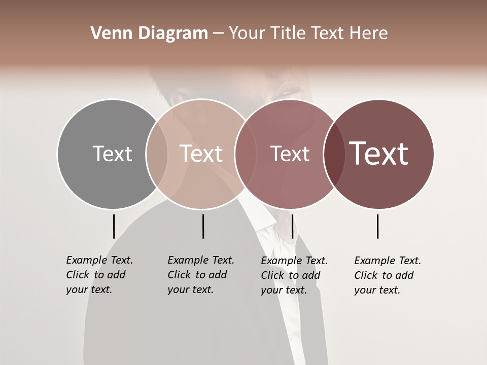 Cute Cheerful Male PowerPoint Template