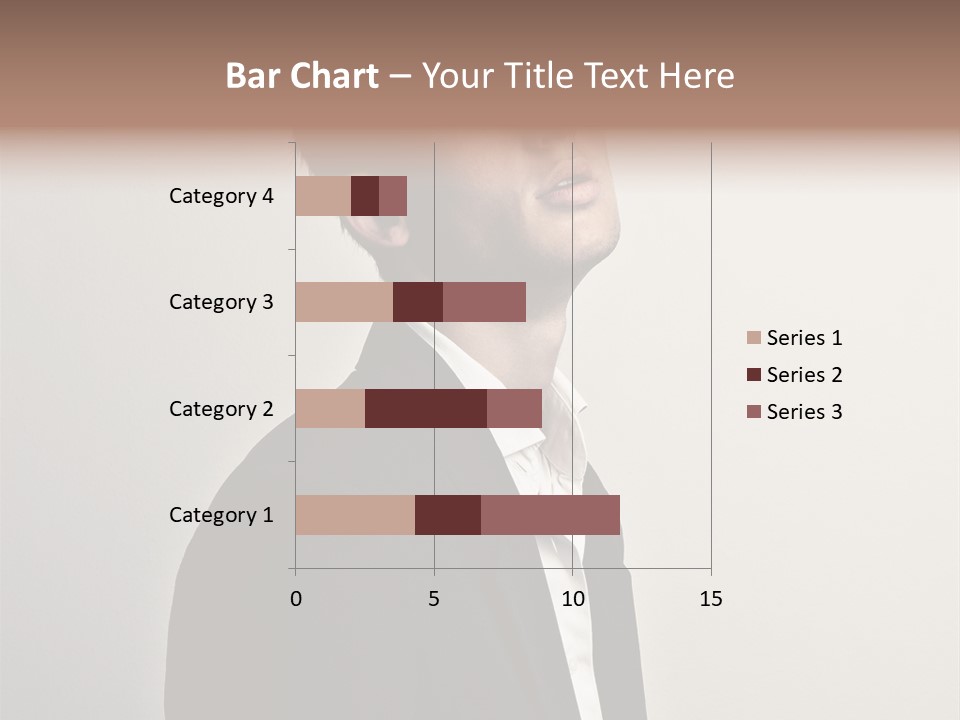 Cute Cheerful Male PowerPoint Template