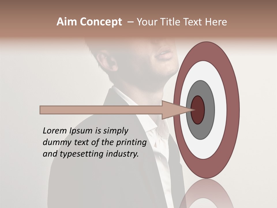 Cute Cheerful Male PowerPoint Template