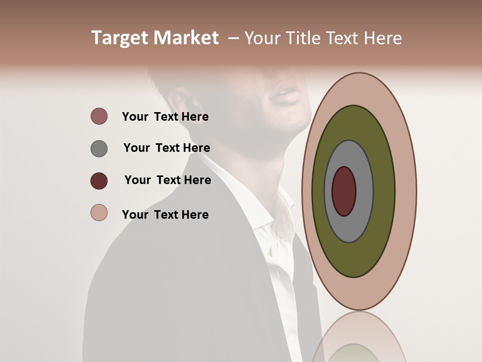 Cute Cheerful Male PowerPoint Template