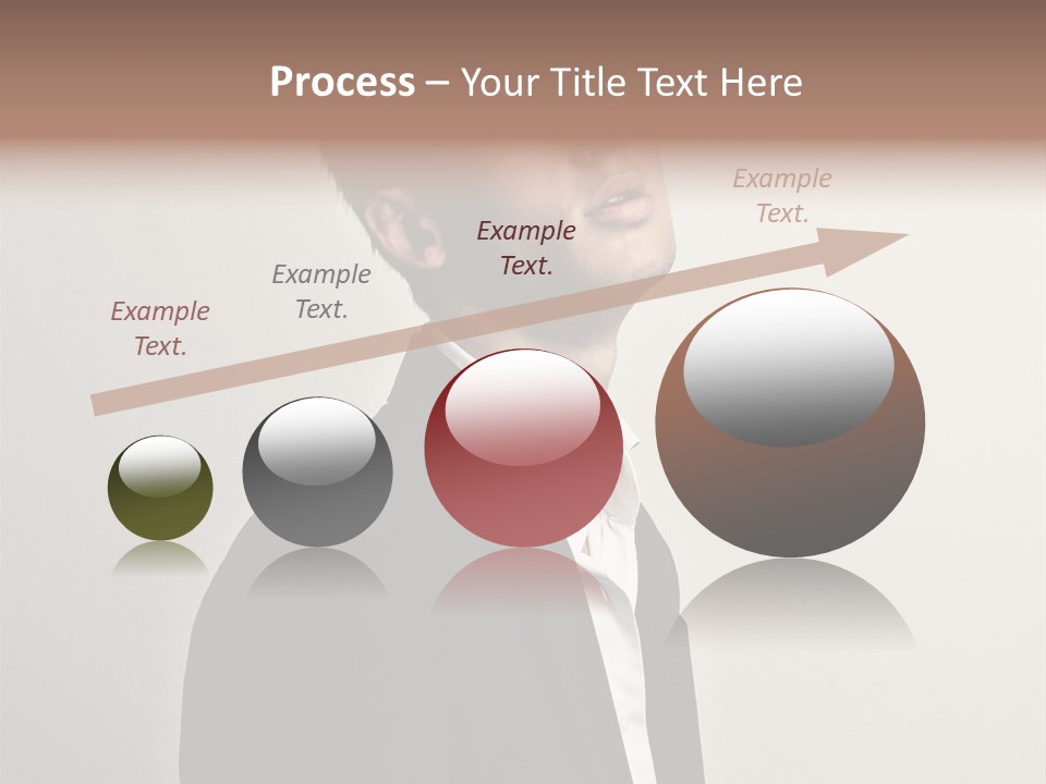 Cute Cheerful Male PowerPoint Template