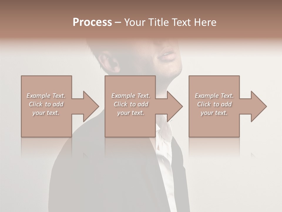 Cute Cheerful Male PowerPoint Template
