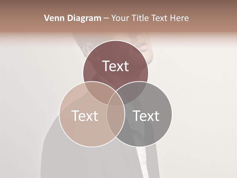 Cute Cheerful Male PowerPoint Template