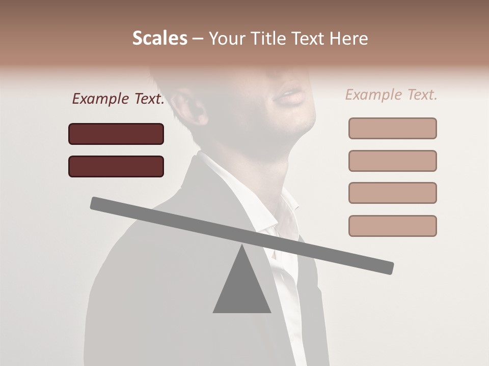 Cute Cheerful Male PowerPoint Template