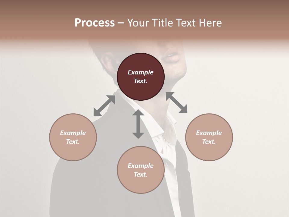 Cute Cheerful Male PowerPoint Template