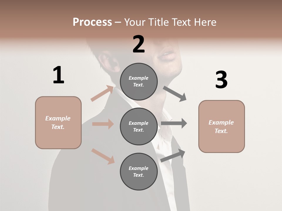 Cute Cheerful Male PowerPoint Template