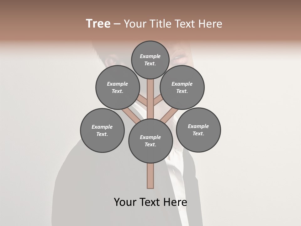 Cute Cheerful Male PowerPoint Template