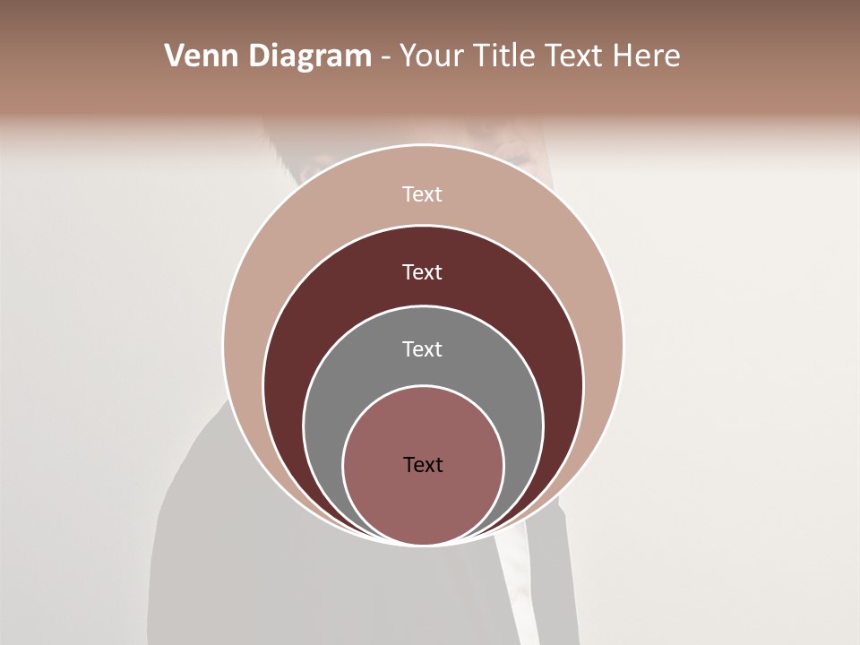 Cute Cheerful Male PowerPoint Template
