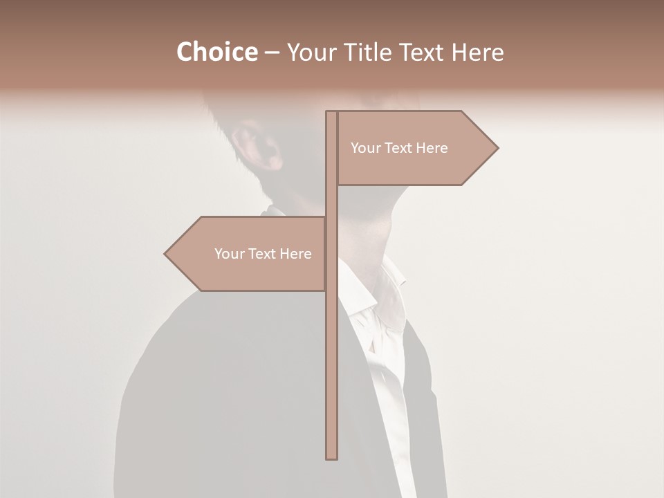 Cute Cheerful Male PowerPoint Template