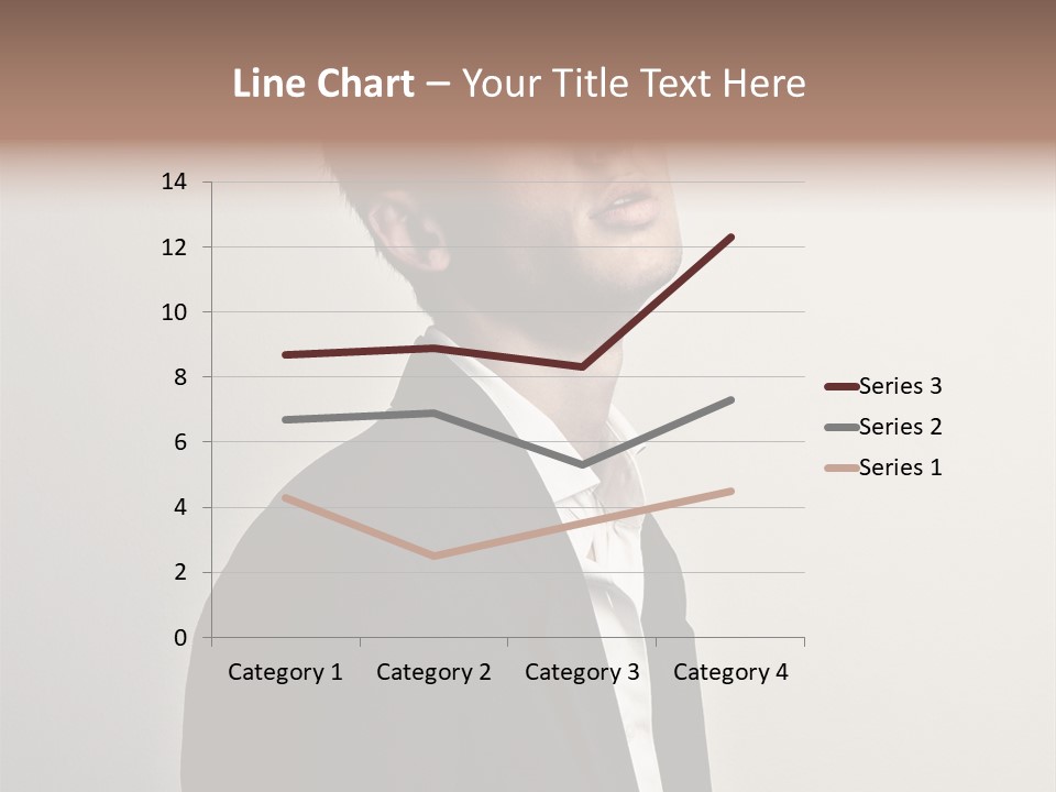 Cute Cheerful Male PowerPoint Template