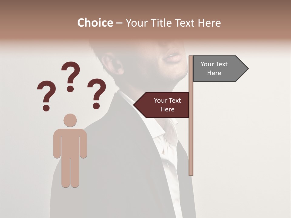 Cute Cheerful Male PowerPoint Template