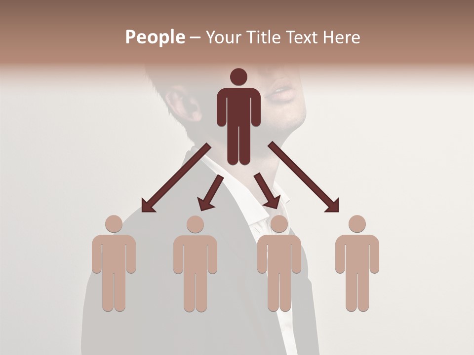 Cute Cheerful Male PowerPoint Template