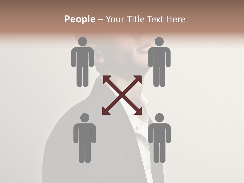 Cute Cheerful Male PowerPoint Template