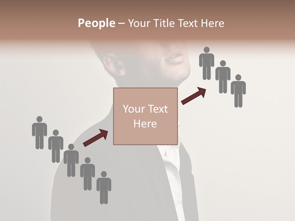 Cute Cheerful Male PowerPoint Template