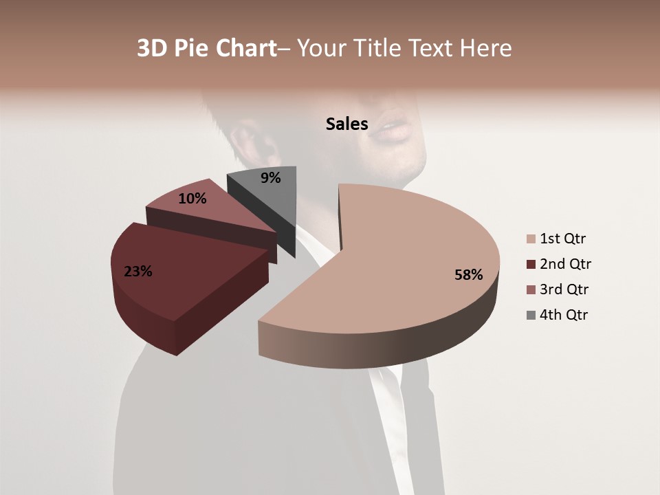 Cute Cheerful Male PowerPoint Template