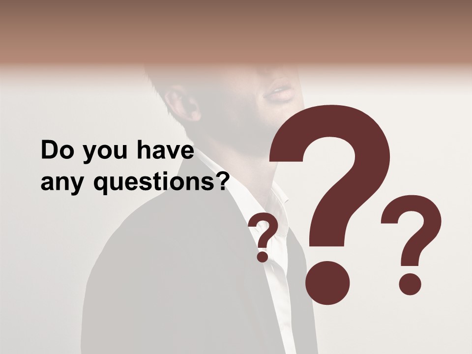 Cute Cheerful Male PowerPoint Template