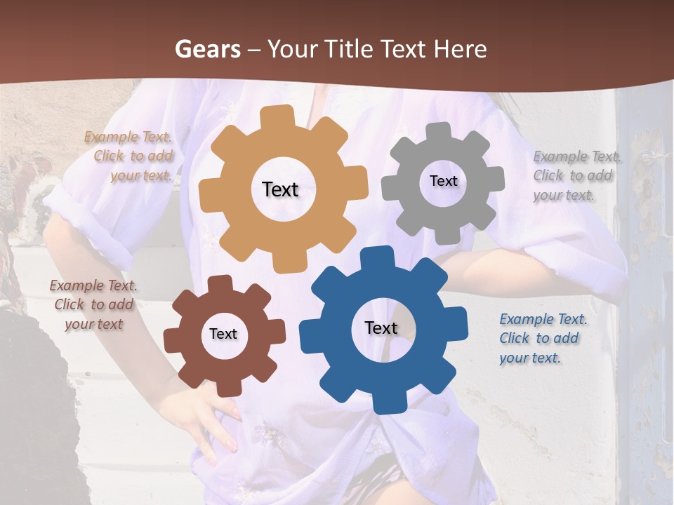 Healthy Tan Lifestyle PowerPoint Template