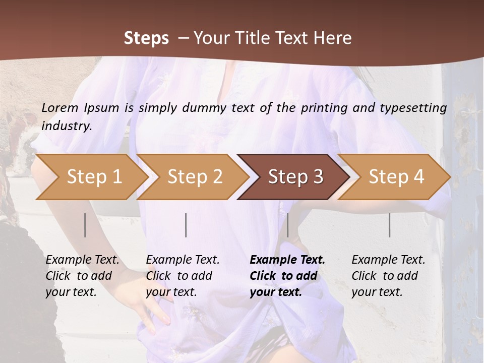 Healthy Tan Lifestyle PowerPoint Template