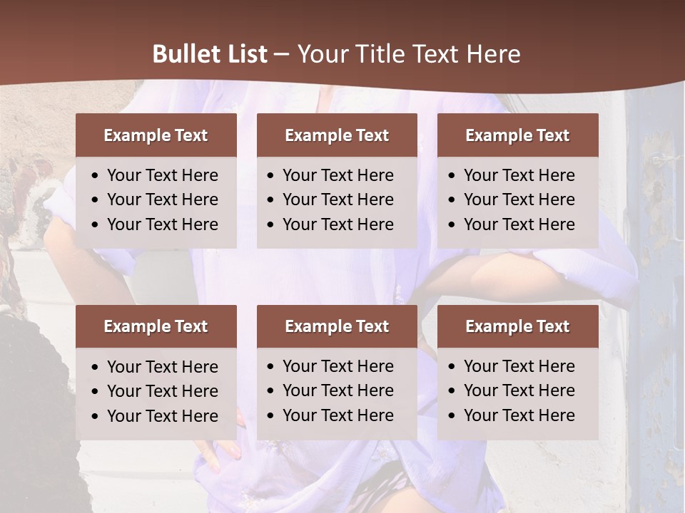 Healthy Tan Lifestyle PowerPoint Template