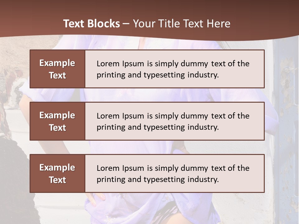 Healthy Tan Lifestyle PowerPoint Template
