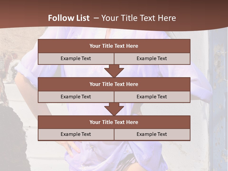 Healthy Tan Lifestyle PowerPoint Template