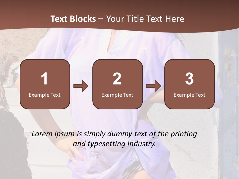 Healthy Tan Lifestyle PowerPoint Template