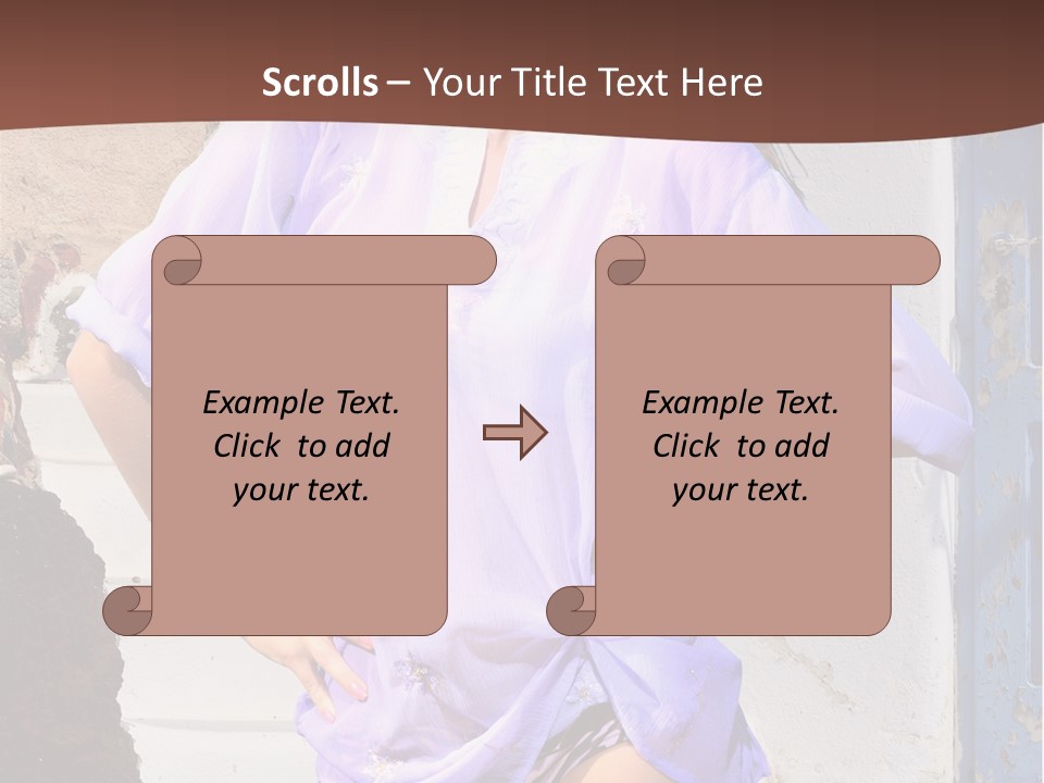 Healthy Tan Lifestyle PowerPoint Template