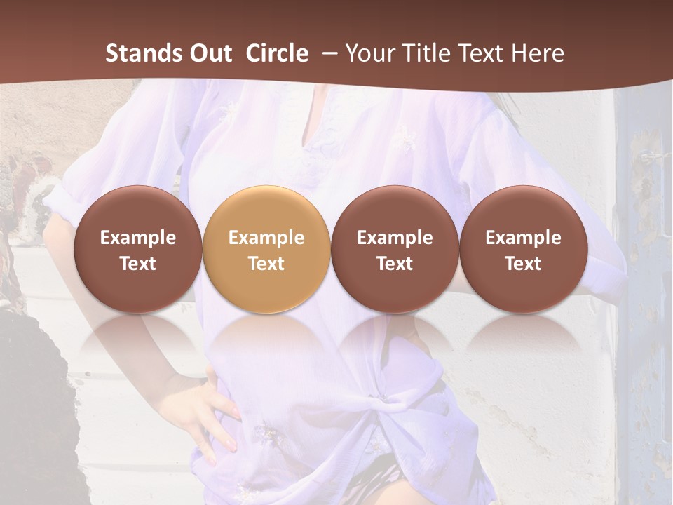 Healthy Tan Lifestyle PowerPoint Template