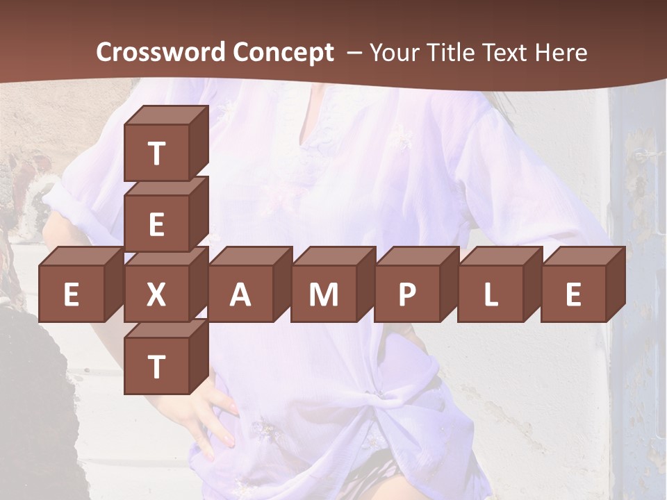 Healthy Tan Lifestyle PowerPoint Template