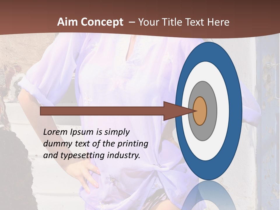 Healthy Tan Lifestyle PowerPoint Template