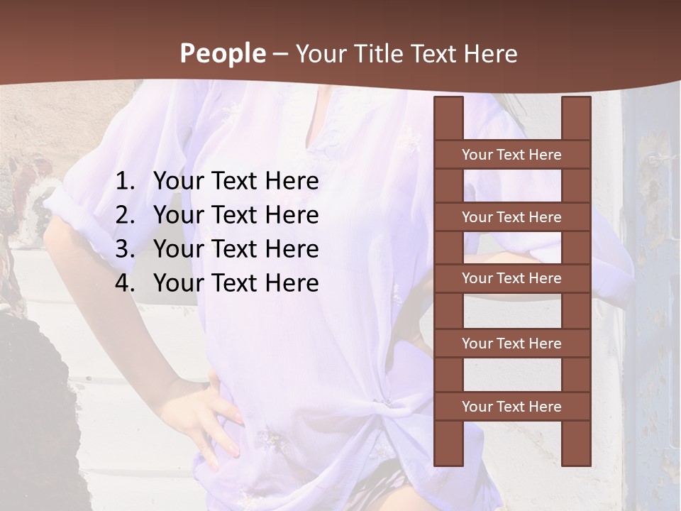 Healthy Tan Lifestyle PowerPoint Template