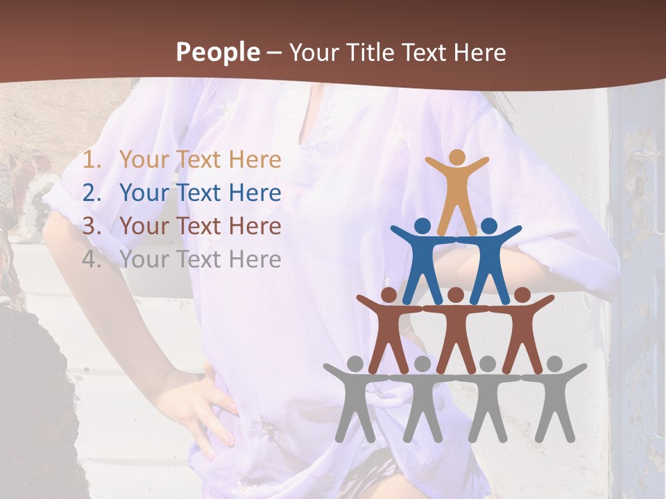 Healthy Tan Lifestyle PowerPoint Template