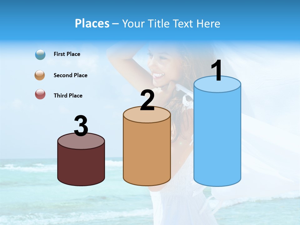 Tropic Woman Clear PowerPoint Template