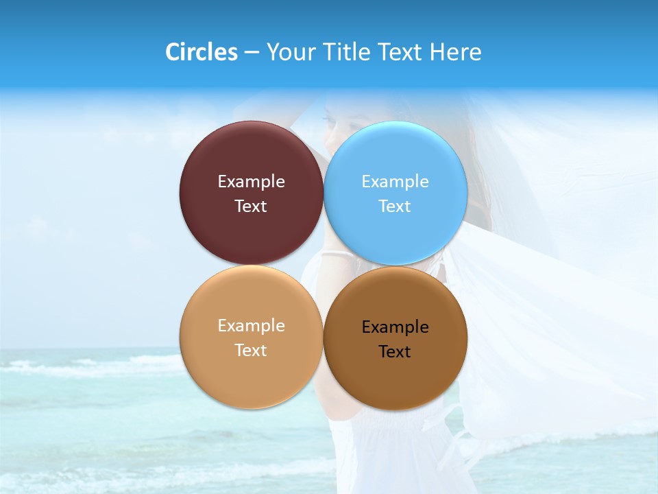 Tropic Woman Clear PowerPoint Template