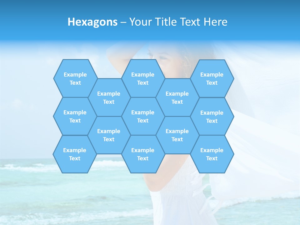 Tropic Woman Clear PowerPoint Template